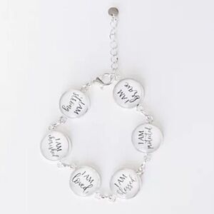 The Vintage Sparrow "I AM" Positive Affirmation Bracelet